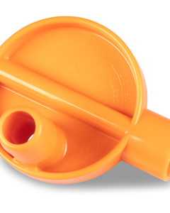 Swivel segment with hose connector orange